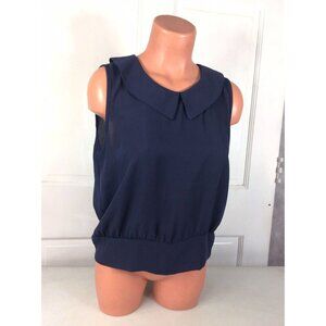 Freshmint Blouse Top Womens Large